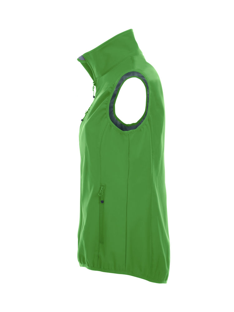 Basic Softshell Vest Ladies appelgroen