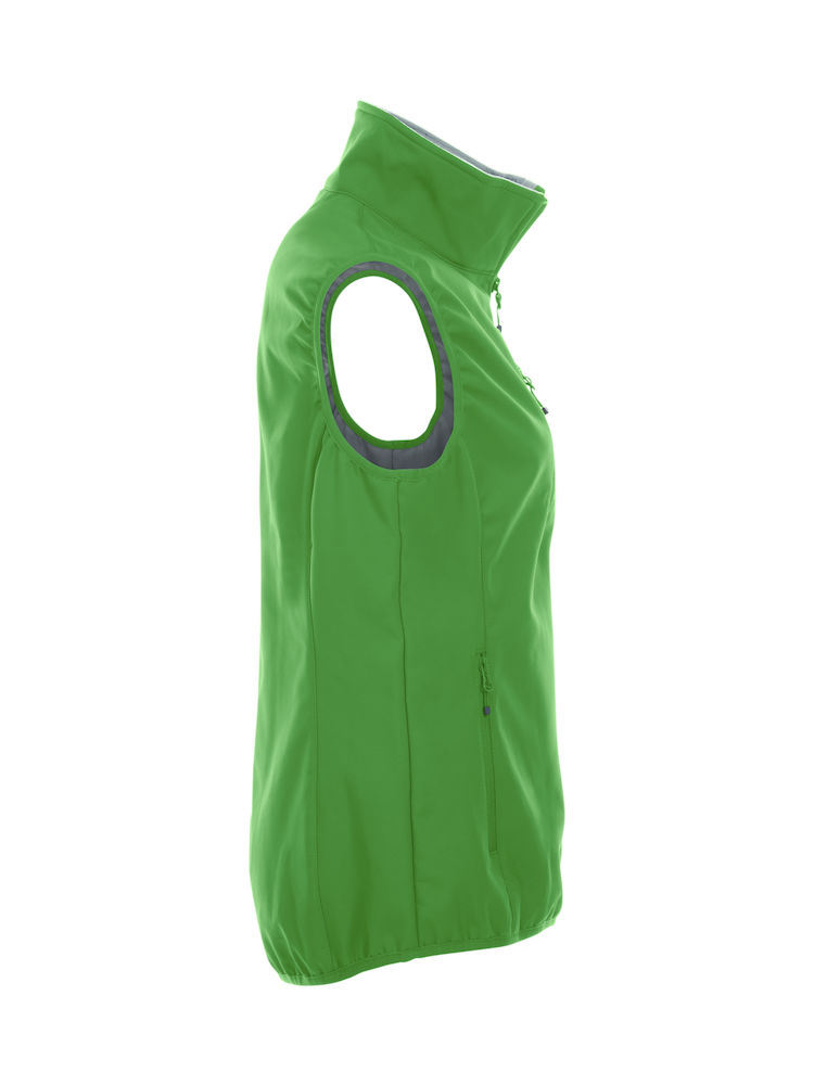 Basic Softshell Vest Ladies appelgroen