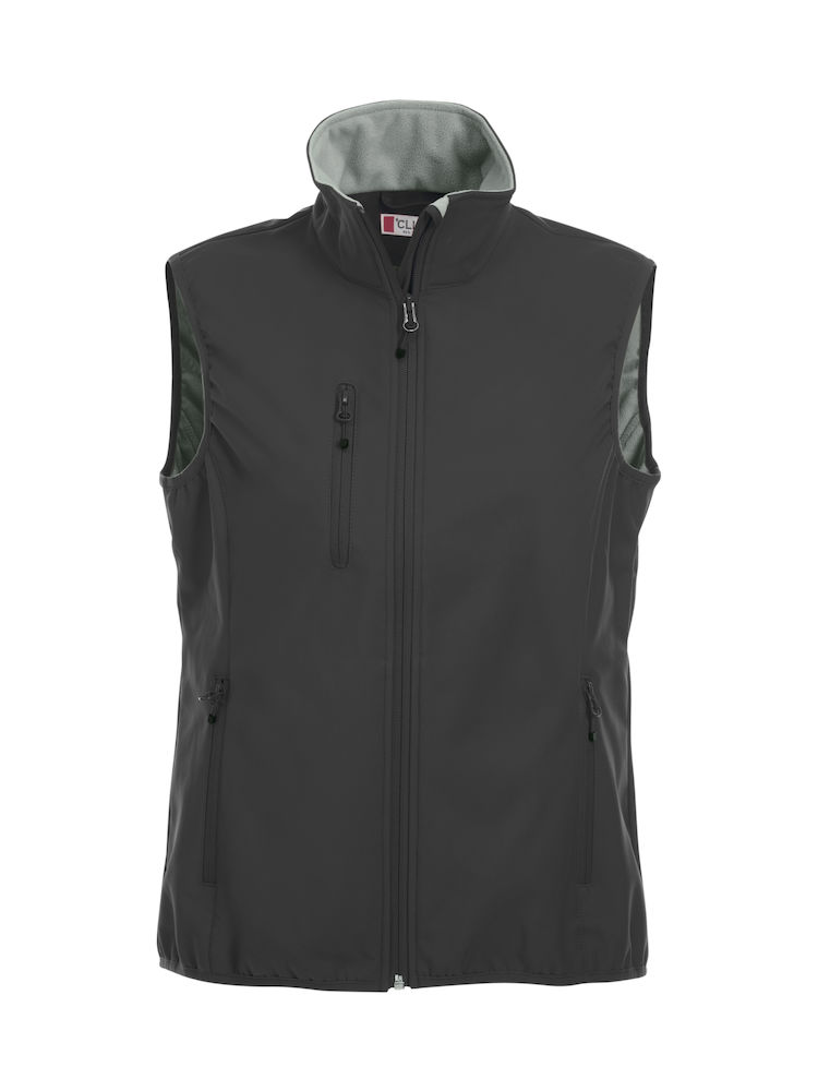 Basic Softshell Vest Ladies zwart