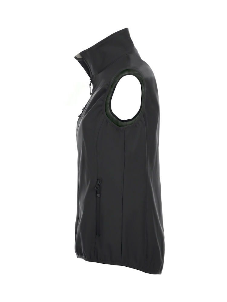 Basic Softshell Vest Ladies zwart