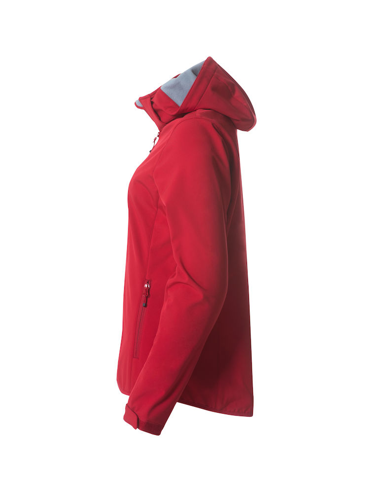 Basic Hoody Softshell Ladies rood