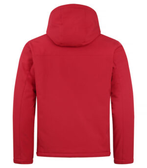 Padded Hoody Softshell rood