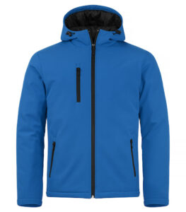 Padded Hoody Softshell kobalt