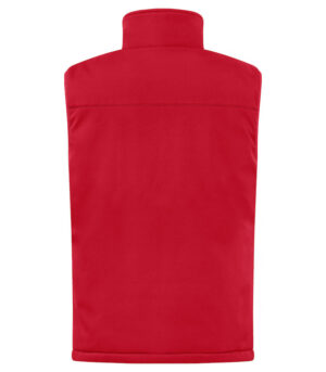 Padded Softshell Vest Bodywarmer Rood