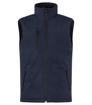 Padded Softshell Vest Bodywarmer Dark Navy