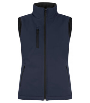 Padded Softshell Bodywarmer Lady Dark Navy