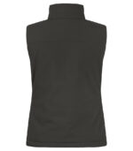 Padded Softshell Bodywarmer Lady Donkergrijs