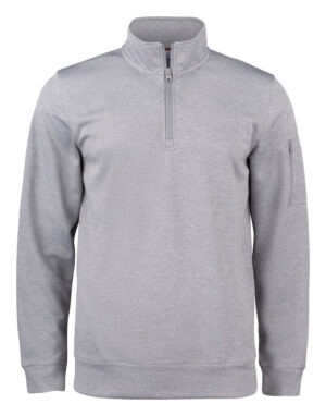 Basic Active Half Zip grijsmelange