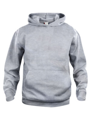 Basic Hoody Junior grijsmelange