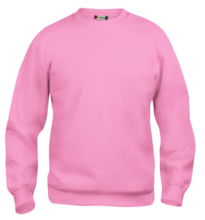 Basic Roundneck helder roze