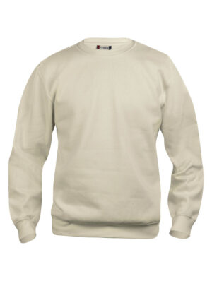 Basic Roundneck licht khaki