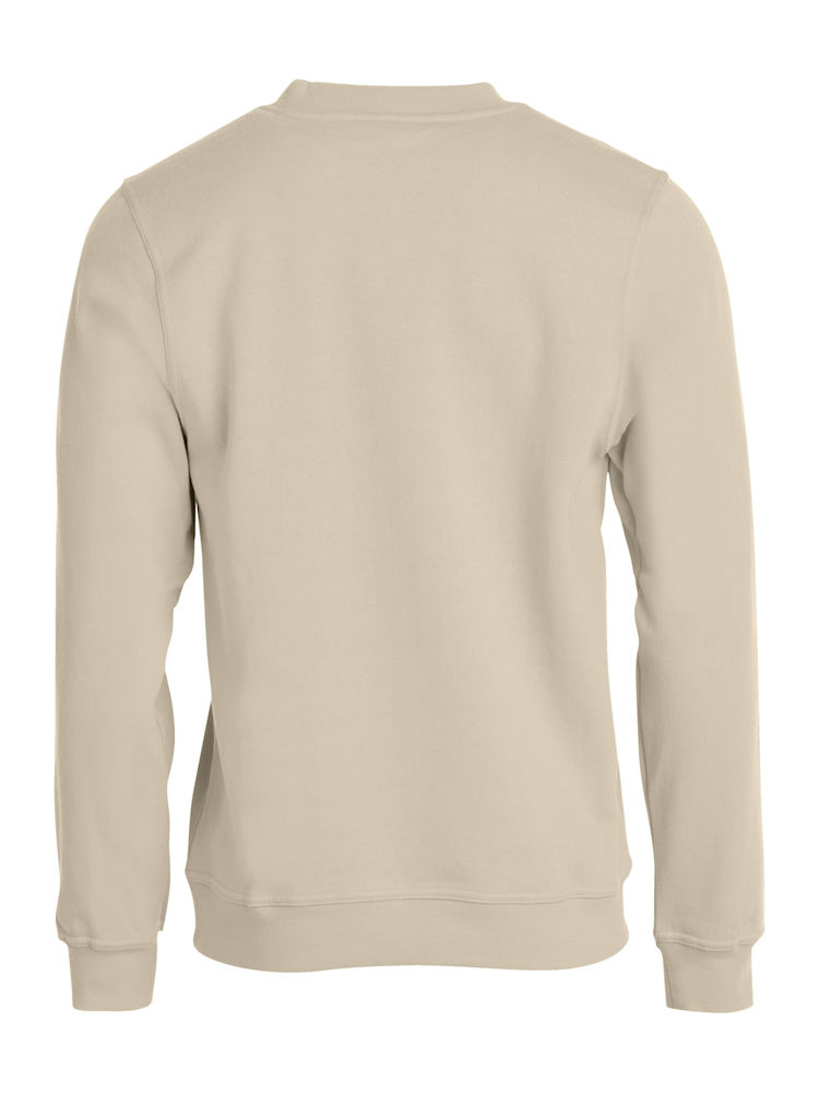 Basic Roundneck licht khaki