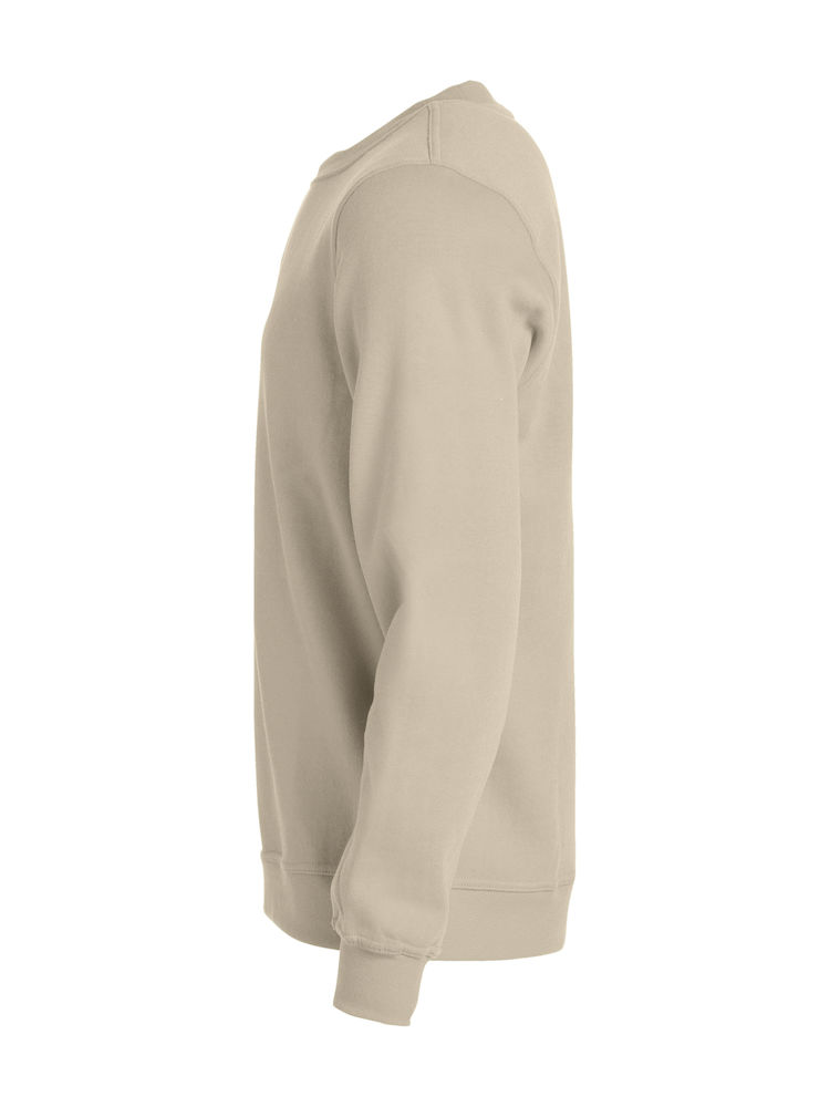 Basic Roundneck licht khaki