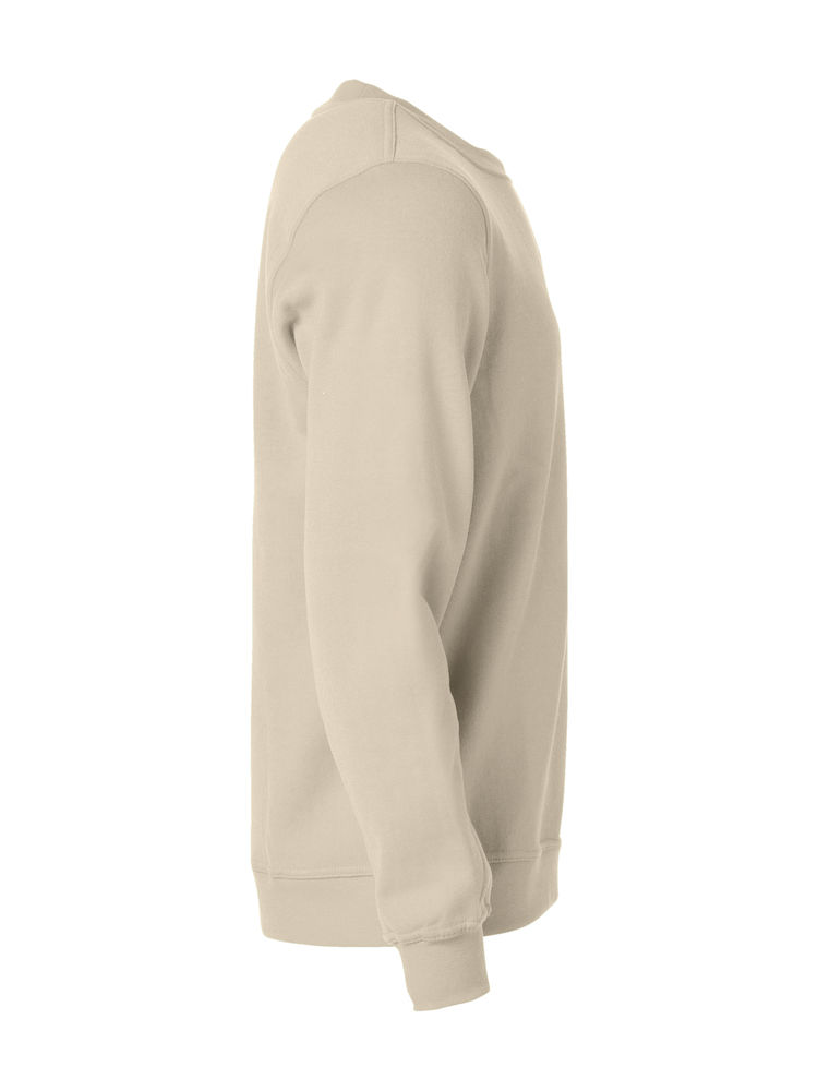 Basic Roundneck licht khaki