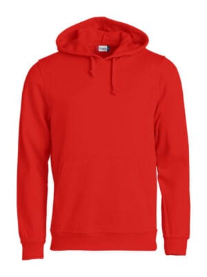 Basic Hoody rood