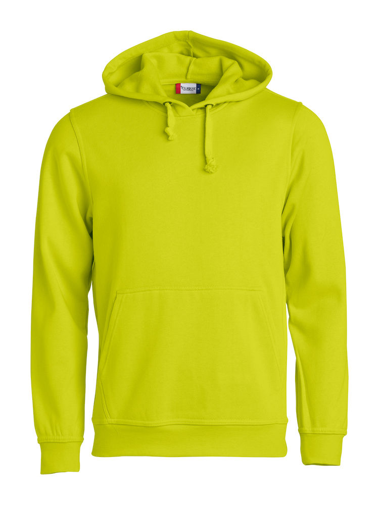 Basic Hoody signaalgroen