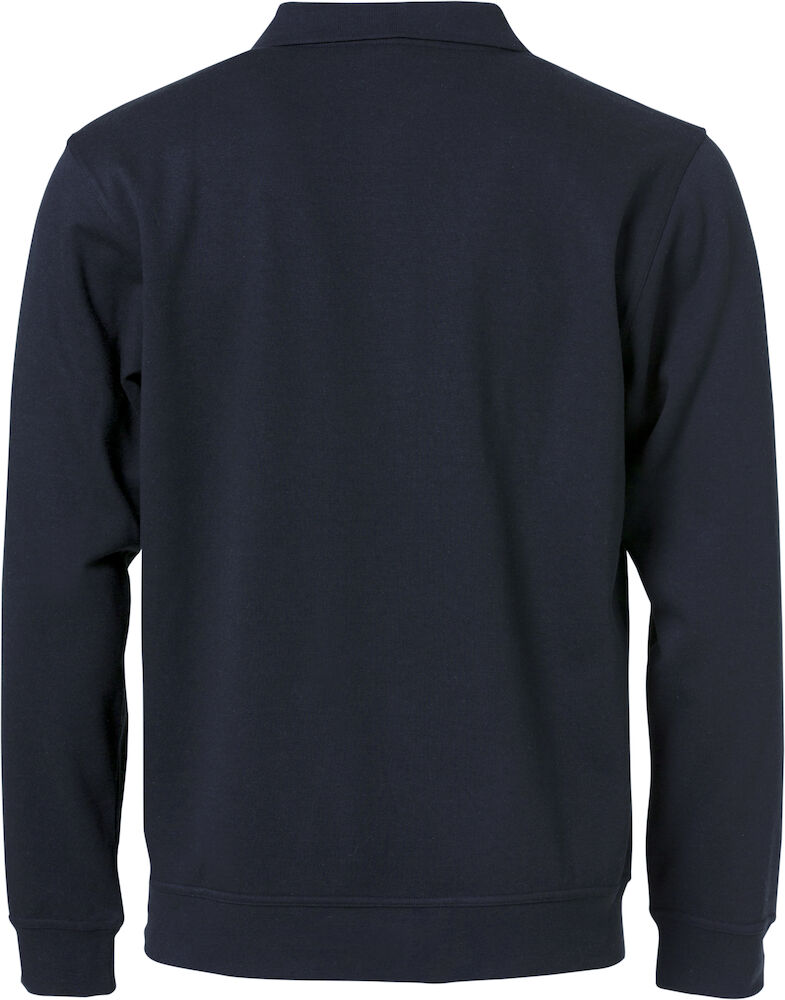 Basic Polo Sweater dark navy