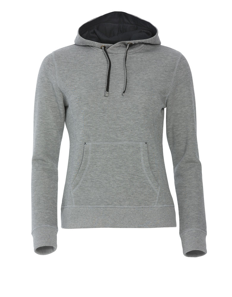 Classic Hoody Ladies grijsmelange