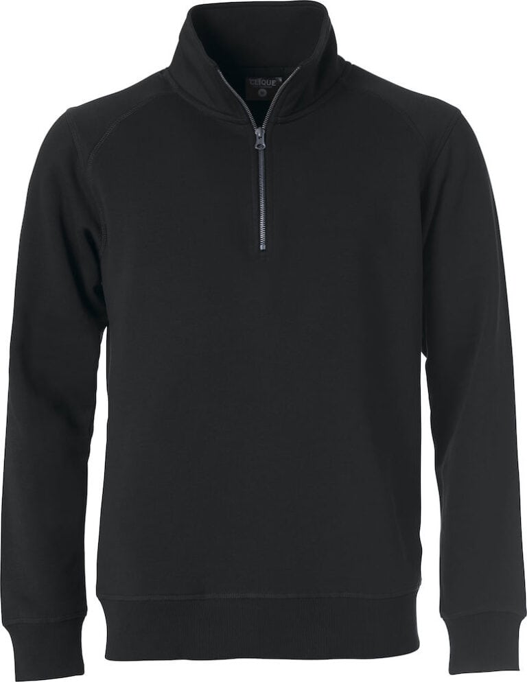 Classic Half Zip zwart
