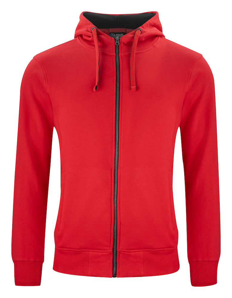 Classic Hoody Full Zip rood