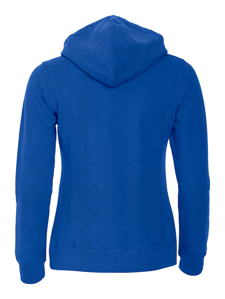 Classic Hoody Full Zip Ladies blauwmelange