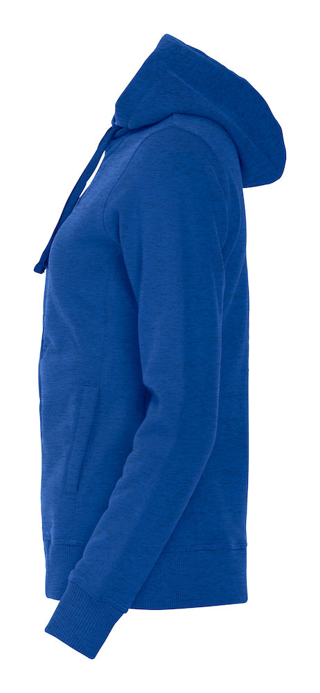 Classic Hoody Full Zip Ladies blauwmelange