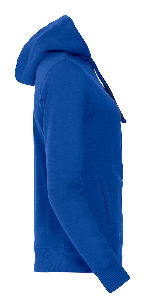 Classic Hoody Full Zip Ladies blauwmelange