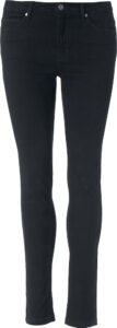 5-Pocket Stretch Dames Broek Zwart