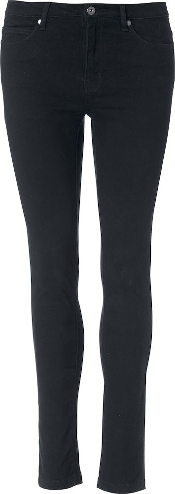 5-Pocket Stretch Dames Broek Zwart