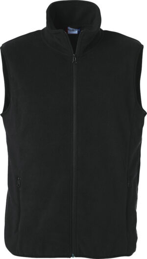 Basic Polar Fleece Vest zwart