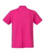 Basic Polo helder kersen