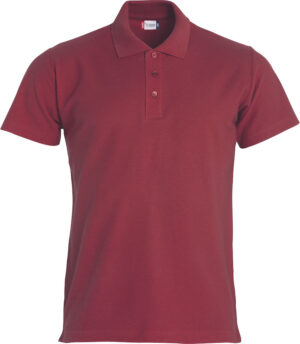 Basic Polo bordeaux