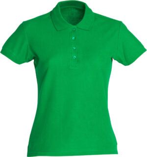 Basic Polo Ladies appelgroen