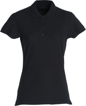 Basic Polo Ladies zwart