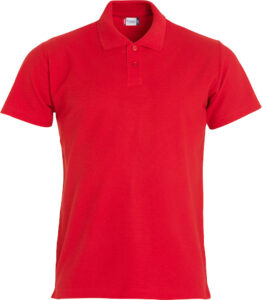 Basic Polo S/S Junior Rood