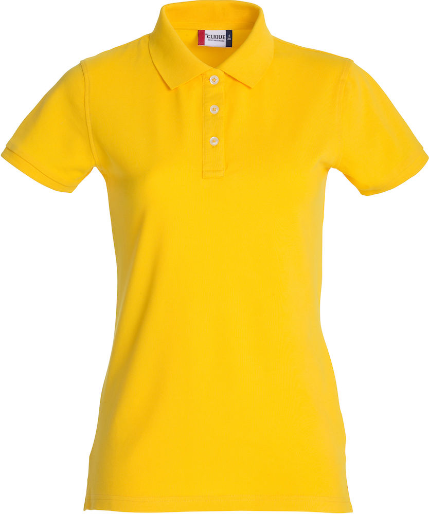 Stretch Premium Polo Ladies lemon