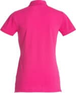 Stretch Premium Polo Ladies helder kersen