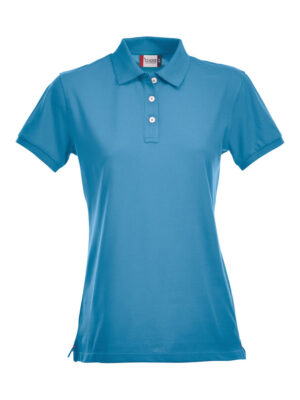 Stretch Premium Polo Ladies turquoise