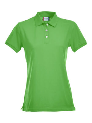 Stretch Premium Polo Ladies appelgroen