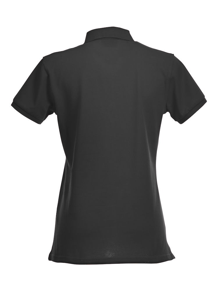 Stretch Premium Polo Ladies zwart