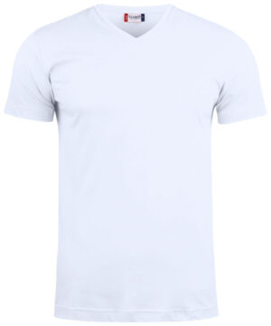 Clique Basic-T V-neck wit