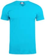 Clique Basic-T V-neck turquoise
