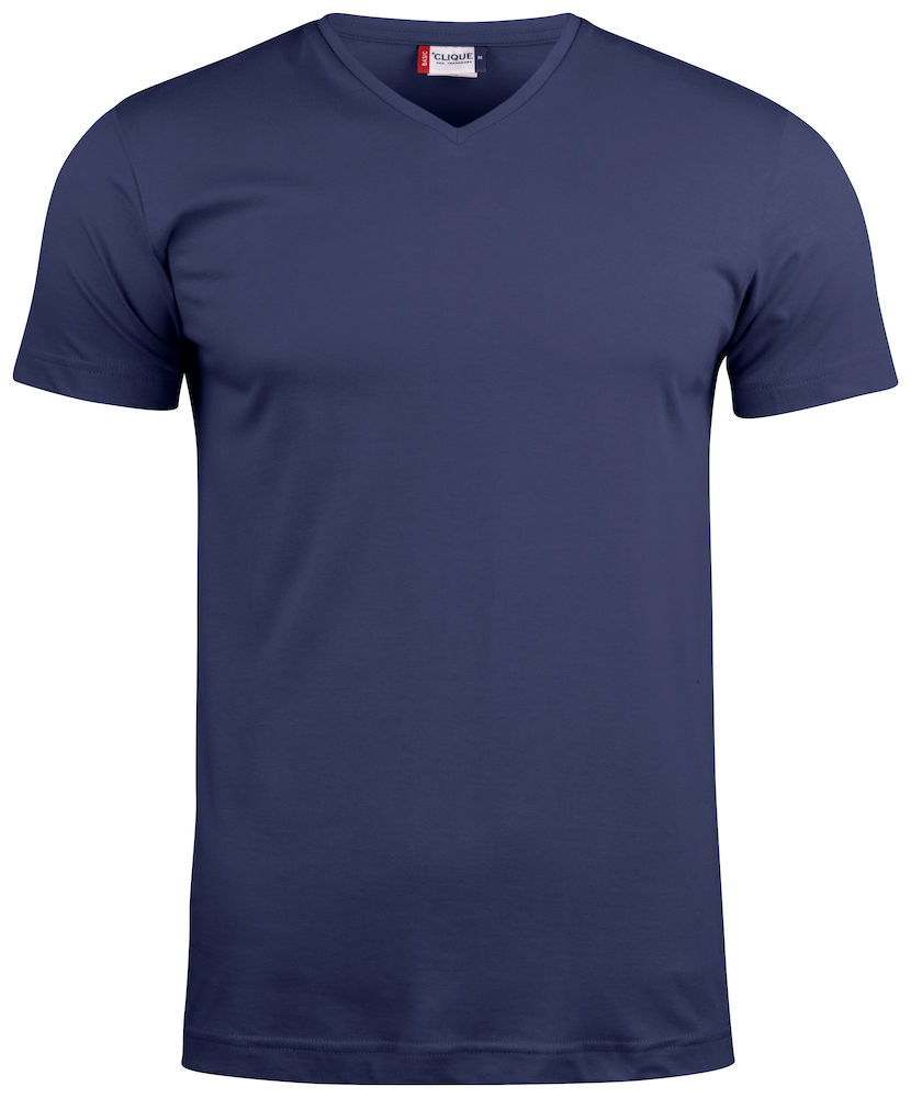 Clique Basic-T V-neck dark navy