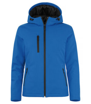 Padded Hoody Softshell Lady kobalt