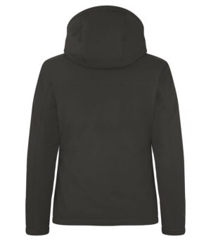 Padded Hoody Softshell Lady donkergrijs