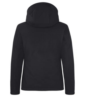 Padded Hoody Softshell Lady zwart