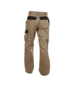 BOSTON Werkbroek met Kniezakken PLUS Beige/Zwart