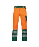BROEK LANCASTER PLUS FLUO-ORANJE/FLESSENGROEN 245 GRAM