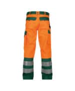 BROEK LANCASTER PLUS FLUO-ORANJE/FLESSENGROEN 245 GRAM
