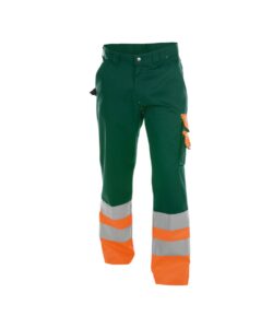 OMAHA High-Vis Werkbroek Groen/Oranje